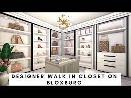bloxburg designer walk in closet