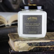 Book Of Spells Soy Candle Ancient Book