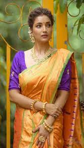 bridal nauvari saree shoot