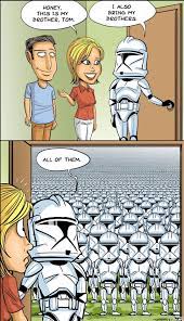 Funny star wars comics