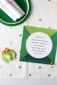 It's also a bit different from the other scavenger hunts on the site. Diy St Patrick S Day Treasure Hunt