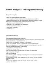 swot ysis on paper industry swot