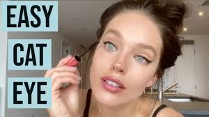 Softer, easily blended formulas like eyeliner pencils are perfect for this look. Cat Eye For Dummies Makeup Tutorial Cat Eye For Beginners How To Do The Perfect Cat Eye Youtube