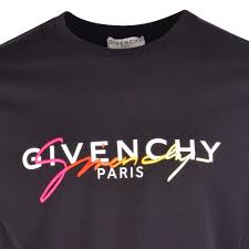 Givenchy is a storied fashion house that was founded by hubert de givenchy in 1952. Givenchy Black Rainbow Signature Logo T Shirt Men From Brother2brother Uk