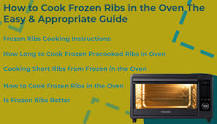 How do I cook frozen ribs in the oven?