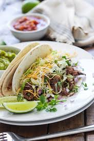 slow cooker shredded beef tacos the