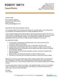 cal worker cover letter exles