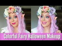 colorful fairy makeup halloween