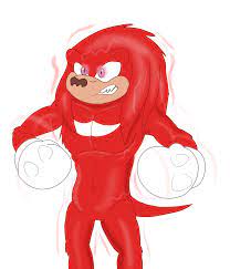 Angry Knuckles Echidna ( movie style ) by tintin18 -- Fur Affinity [dot] net