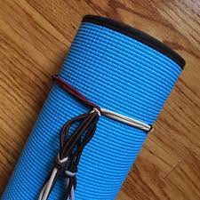 diy make your own no sew yoga mat holder