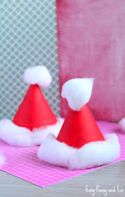 Paper Plate Santa Hats Craft Christmas Crafts For Kids
