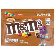 save on m m s chocolate cans caramel