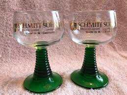 discover roemer glass green stemmed