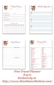 Free Printable Vacation Planner Vacation