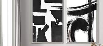 White Abstract Wall Art Canvas Prints