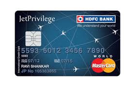 Hdfc Bank World Credit Card Already Have A Jetprivilege