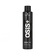 schwarzkopf professional osis session label super dry fix strong hold hair spray fixation forte