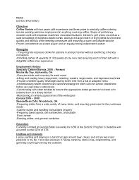 Best Resume For A Barista     Resume Template For Free Ielchrisminiaturas
