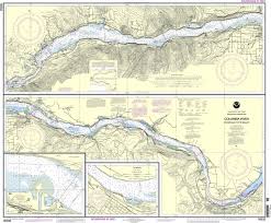 Noaa Nautical Chart 18532 Columbia River Bonneville To The