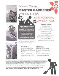 master gardener volunteers belmont