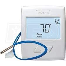 tekmar 519 radiant thermostat one se heat includes slab sensor 079