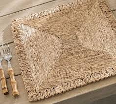 Handcrafted Square Abaca Placemats
