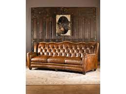 Wellington Tufted Leather Sofa Fine