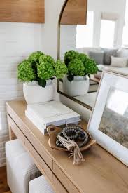 how to decorate a console table the