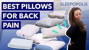 best pillow for back pain sleepopolis