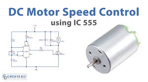 dc motor sd control using ic 555