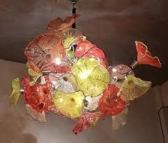 Art Glass Lighting Fixtures And Chandeliers At Art Glass By Gary Gallery