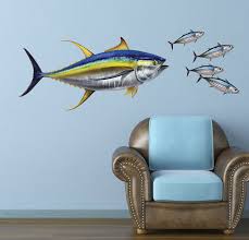 Yellowfin Tuna Wall Decal Bold Wall Art