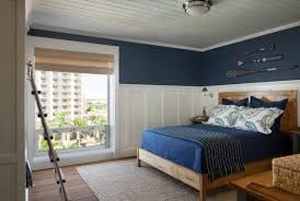 17 Wonderful Navy And White Bedrooms To