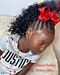 Jumbo box braids are everywhere right now, they're such a beautiful and versatile way to wear your hair. Stitch Kids Updo Boxbraids Feedinbraids Stitchbraids Cornrowstyles Cornrowbraids Triangleboxbrai Kids Hairstyles Kids Braided Hairstyles Hair Styles