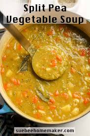 split pea vegetable soup suebee homemaker