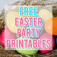 Our printable easter posters are fun to display in the classroom or home during the holidays, or. Printable Easter Decorations 5 Free Sets You Ll Want For Your Easter Party Parties Made Personal