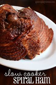 How to cook a spiral ham. Crockpot Slow Cooker Spiral Ham With Pineapple