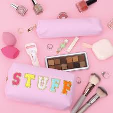 preppy makeup bag 2pcs pink makeup