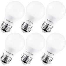 Luxrite A15 Led Light Bulb 40w Equivalent 3000k Warm White Dimmable 450lm Medium Base E26 Led Light Bulb Enclosed Fixture Rated Ul Listed