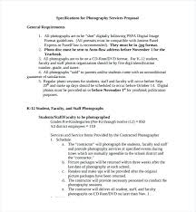 Sample Photography Proposal Template 9 Free Documents In