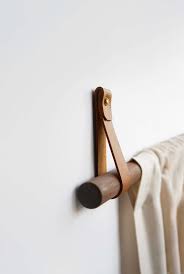 Curtain Rod Strap Holder Leather