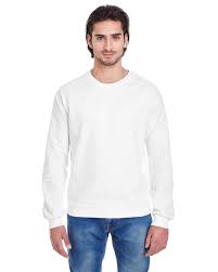 American Apparel 5454w Unisex California Fleece Raglan T Shirt