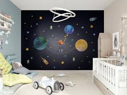 Blue Yellow Stars Wall Decal Sticker