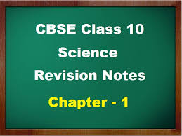 Cbse Class 10 Quick Revision Notes For