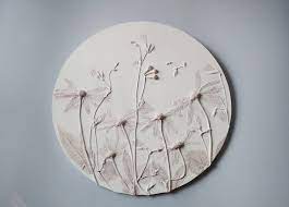 Plaster Wall Art Large Bas Relief