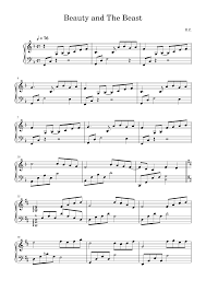 Beauty And The Beast – Piano SOLO - R.Z. Sheet music for Piano (Solo) |  Musescore.com