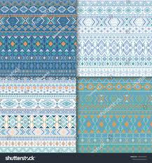 Navajo Tribal Ethnic Motifs Geometric Patterns Vintage
