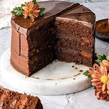 Chocolate Cake With Ganache Filling gambar png