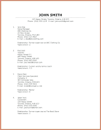 Business References Template List Of References Template