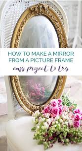 A Mirror From A Picture Frame